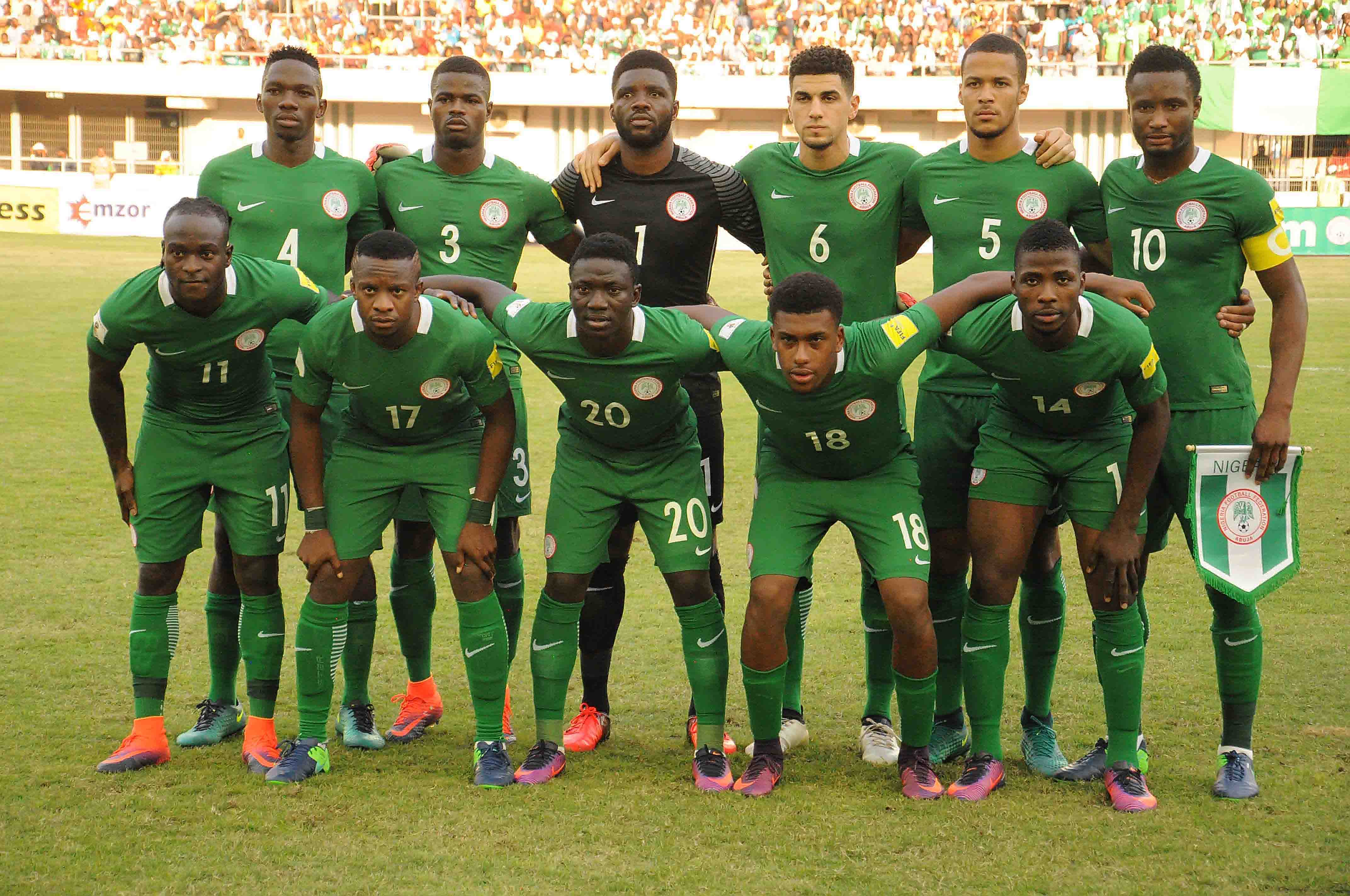Image result for Nigeria target top ten in FIFA ranking