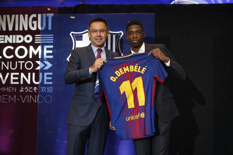 Dembele Seals £135.5m Barca Deal, Becomes World Second Most Expensive Footballer Dembele Seals £135.5m Barca Deal, Becomes World Second Most Expensive Footballer