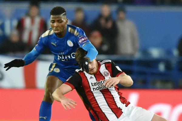 Image result for Leicester City 1-0 Sheffield United FA Cup 2018
