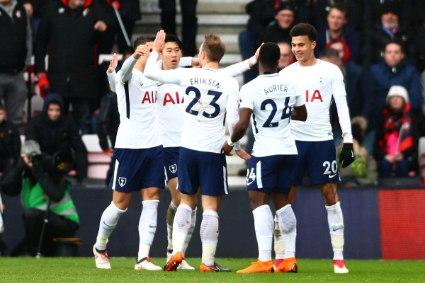 Kane Off Injured As Spurs Beat Bournemouth, Overtake Liverpool