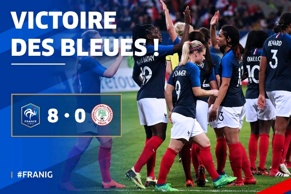 Image result for France Vs Nigeria: Women's Friendly - 8 - 0