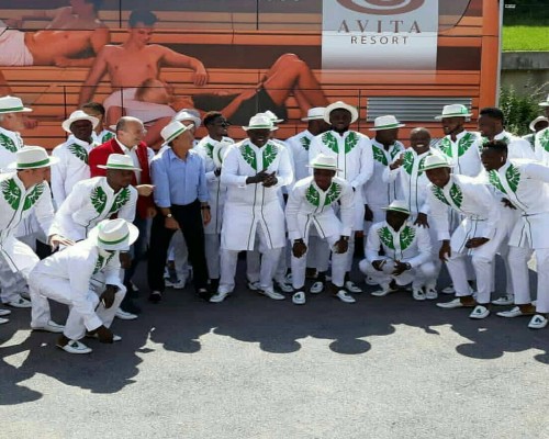 Image result for Super Eagles arrive Stavropol Krai Russia in style