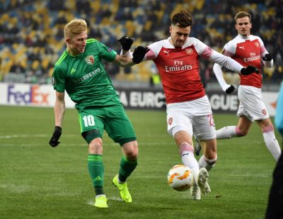 Europa League: Iwobi Missing In Action In Arsenal Win Vs Vorskla, Saka Makes Debut, Kalu, Odey In Action