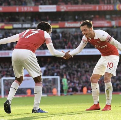 Emery Defends Ozil Half-time Substitution For Iwobi